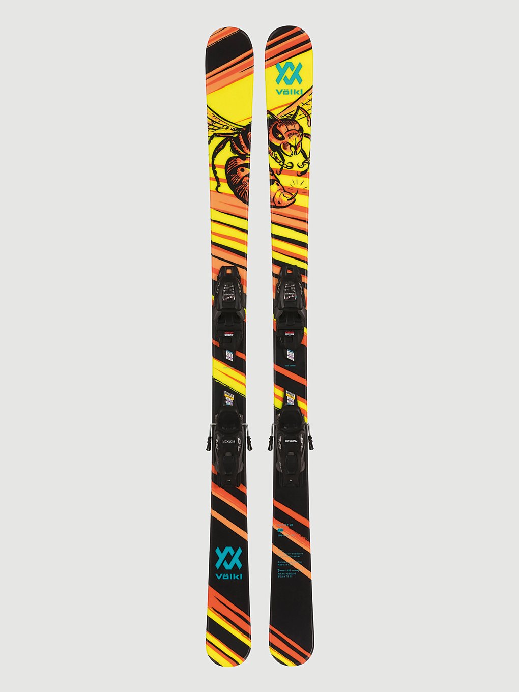 Völkl Revolt Junior Wasp + Vmotion 2024 Ski set patroon