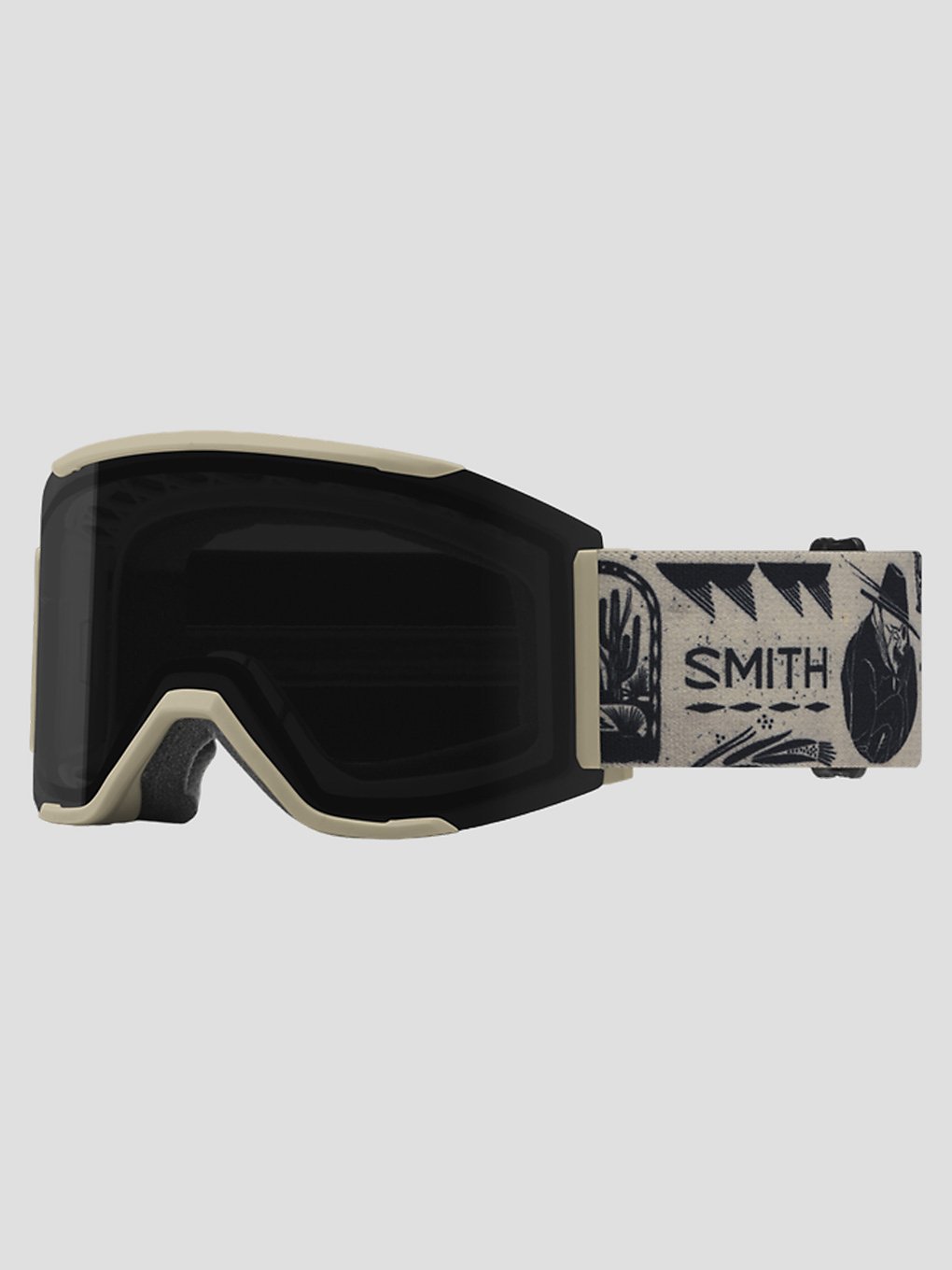 Smith Squad Mag As Jess M (+Bonus Lens) Skibril zwart