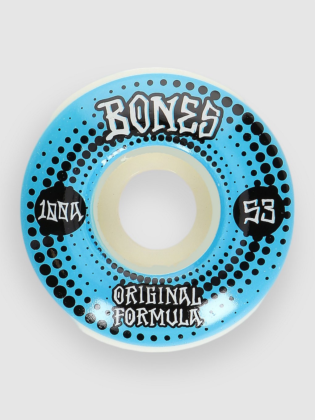 Bones Wheels 100's Originals #5 V4 Wide 100A 53mm Wielen wit