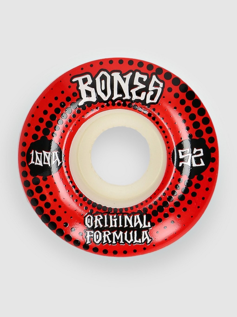Bones Wheels 100’s Originals #5 V4 Wide 100A 52mm Wielen wit