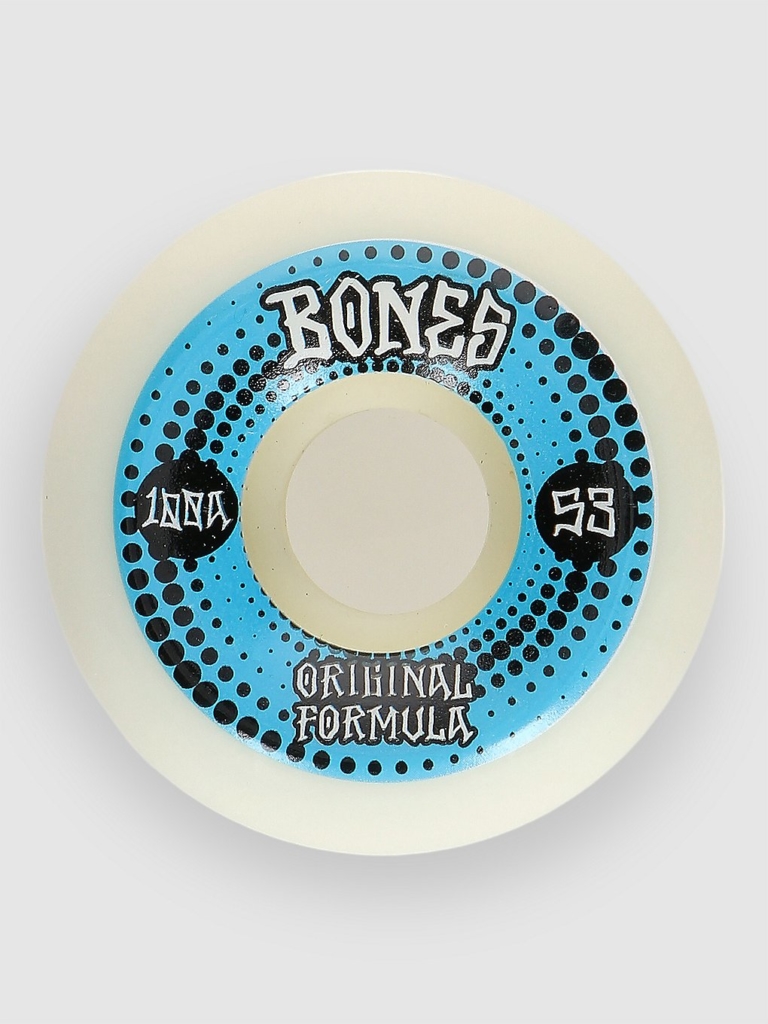 Bones Wheels 100’s Originals #5 V5 Sidecut 100A 53mm Wielen wit