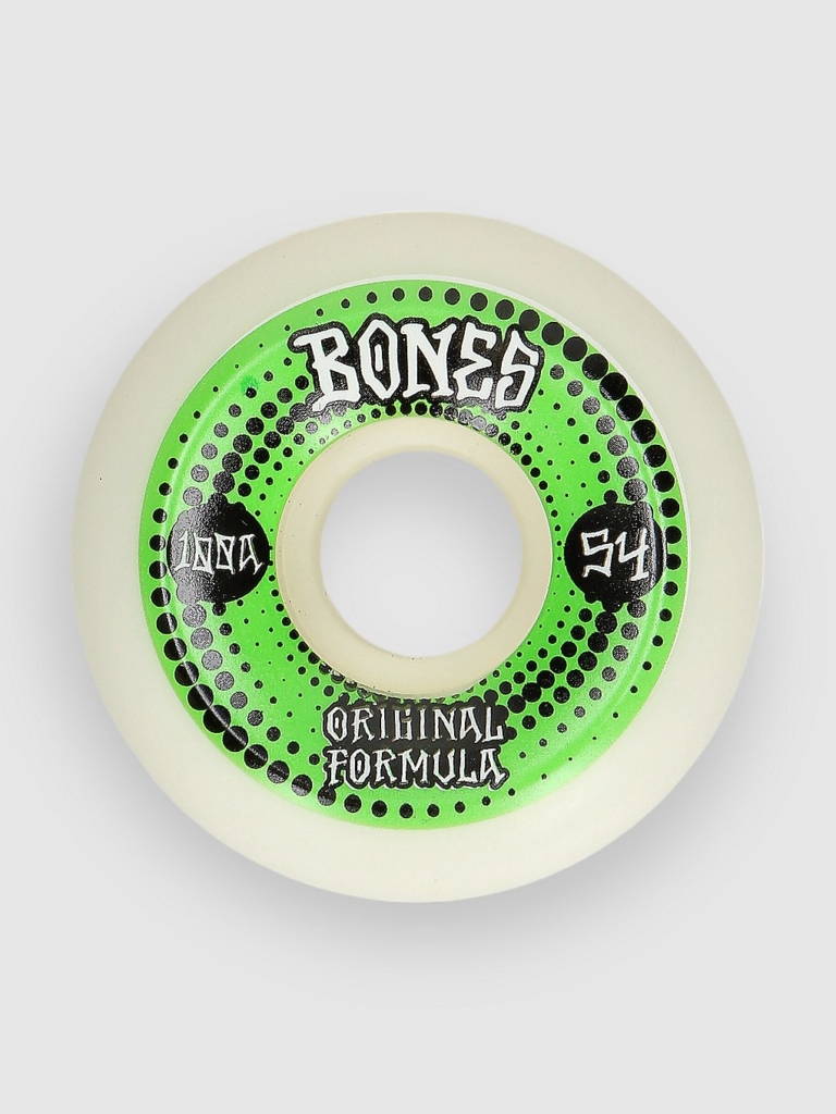 Bones Wheels 100’s Originals #5 V5 Sidecut 100A 54mm Wielen wit