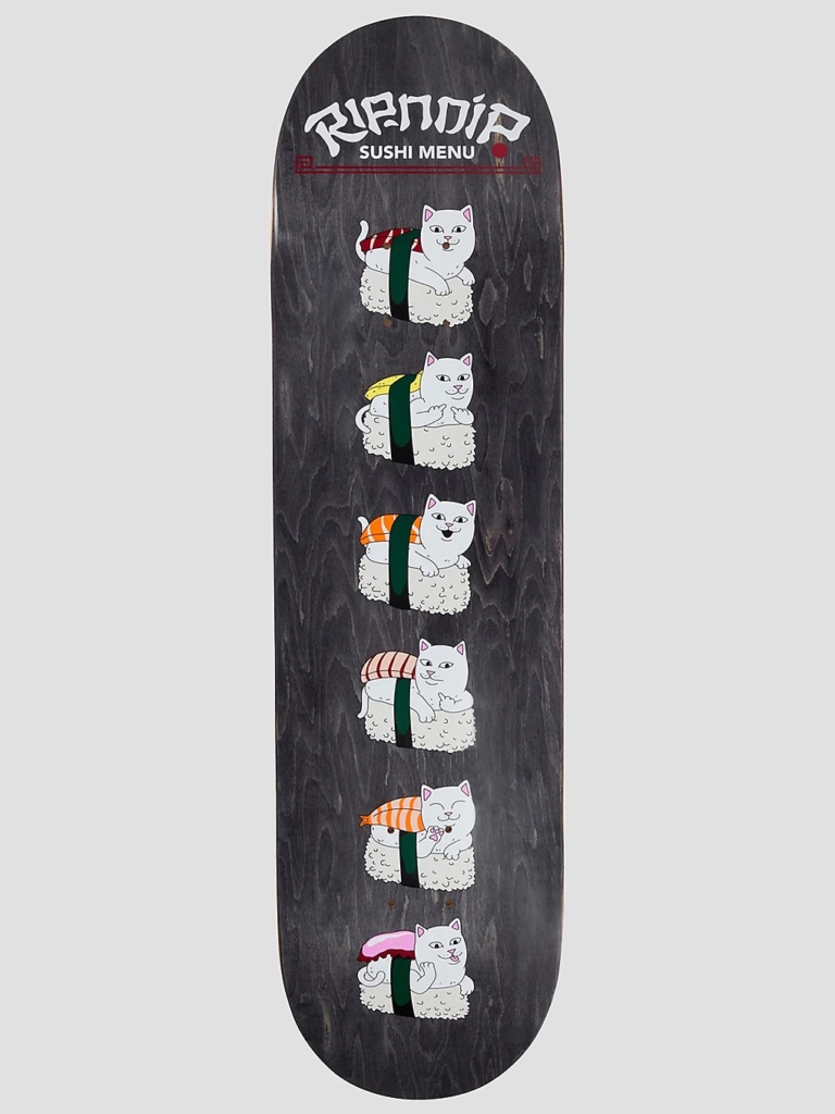 RIPNDIP Sushi Nerm Board 8.25″ Skateboard deck zwart