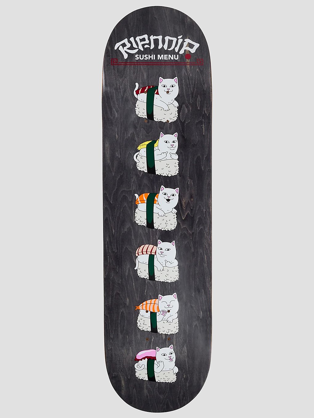 RIPNDIP Sushi Nerm Board 8.25" Skateboard deck zwart