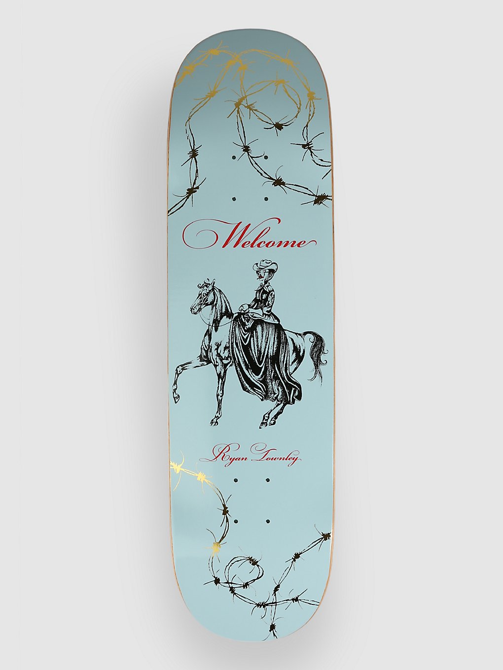 Welcome Cowgirl Ryan Townley Pro On Enenra 8.5" Skateboard deck blauw