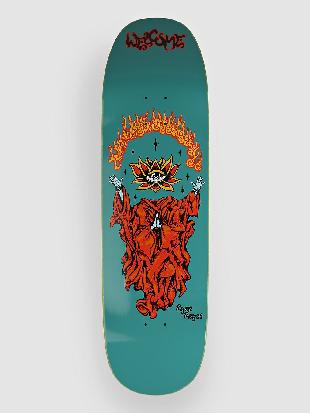 Welcome Ryan Reyes Pro On Baculus 2.0 9" Skateboard deck blauw