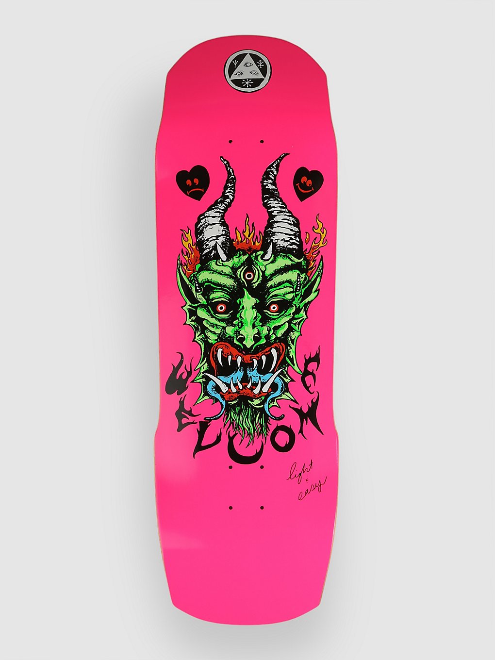 Welcome Light And Easy On Totem 2.0 9.8" Skateboard deck roze