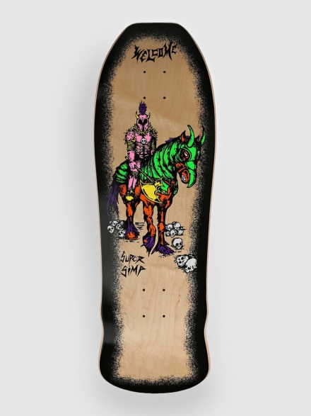 Welcome Super Simp On Early Grab 10" Skateboard deck bruin