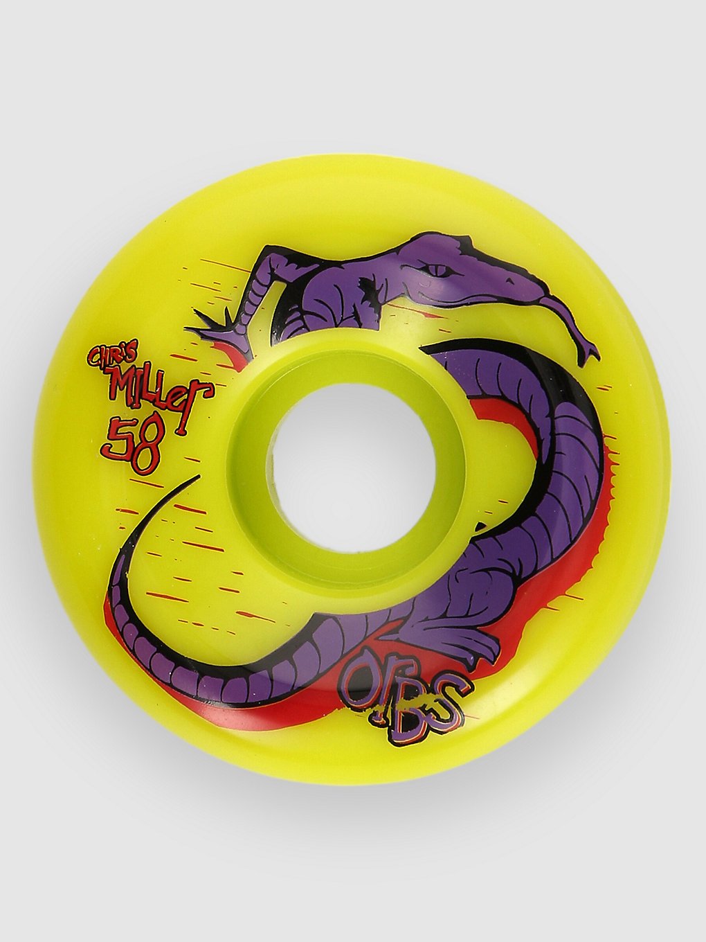 Welcome Orbs Chris Miller Specters 99A 58mm Wielen geel