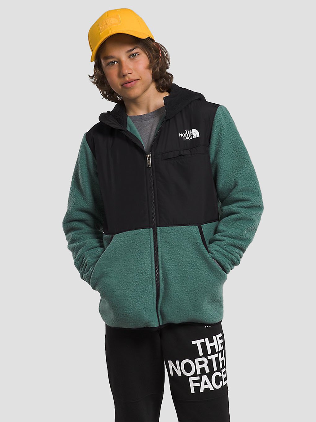 THE NORTH FACE Forrest Fleece F/Z Hooded Jas groen