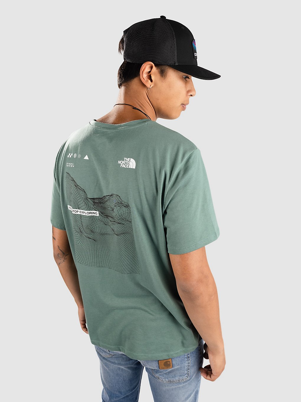 THE NORTH FACE Foundation Graphic T-Shirt groen