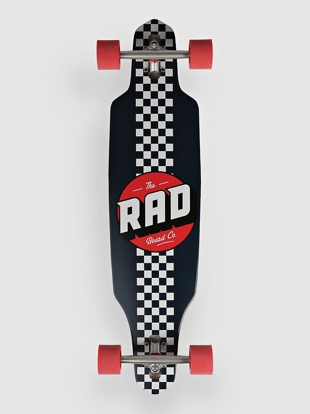 RAD Board Co. Checker Stripe Drop Through Complete blauw