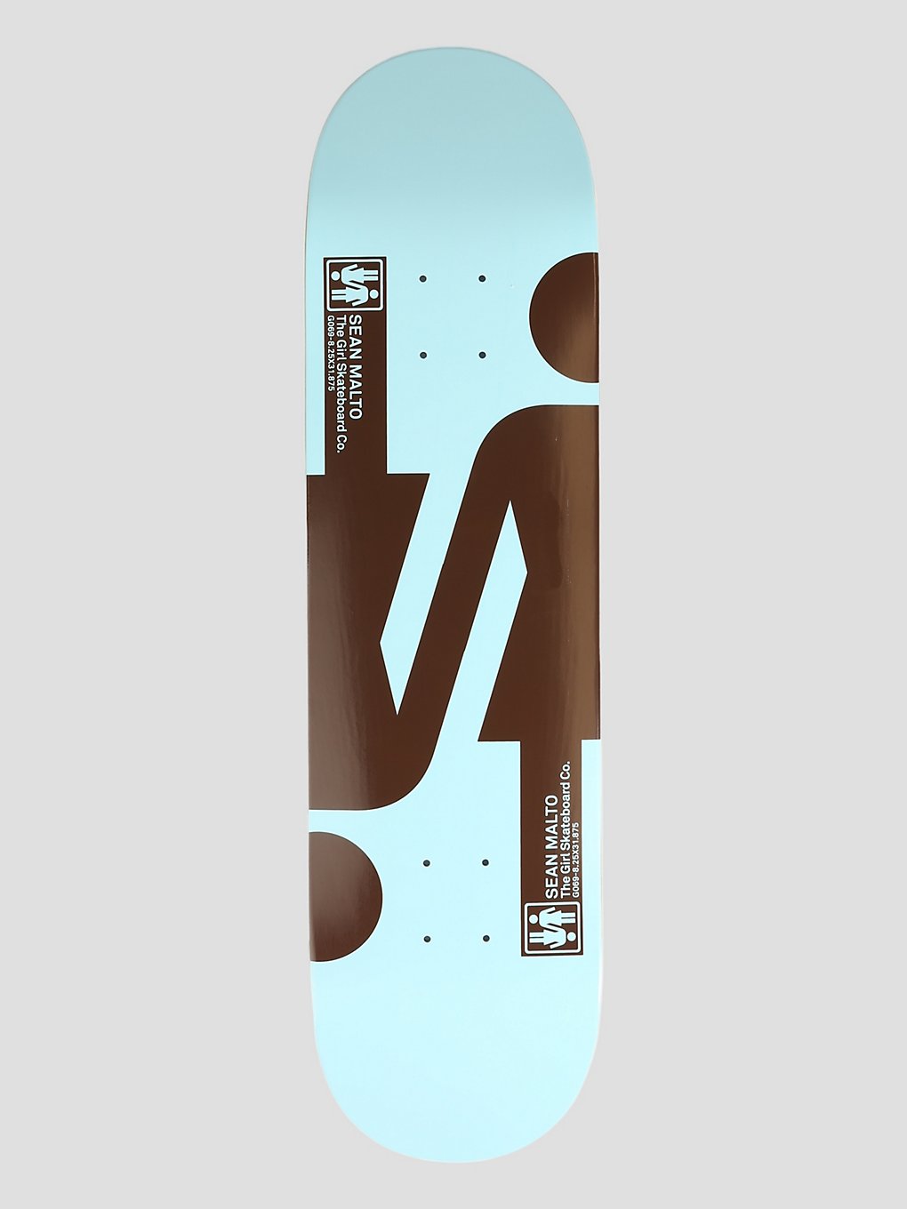 Girl Malto Double OG 8.25" Skateboard deck patroon