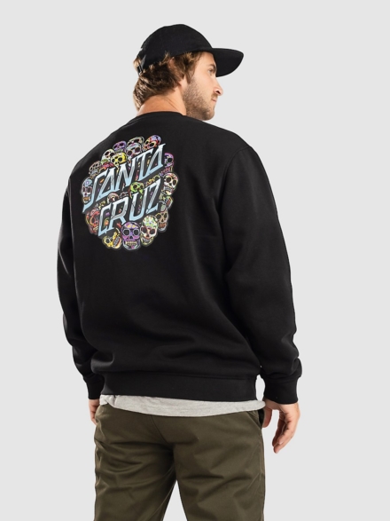 Santa Cruz Calvera Dot Crew Trui zwart