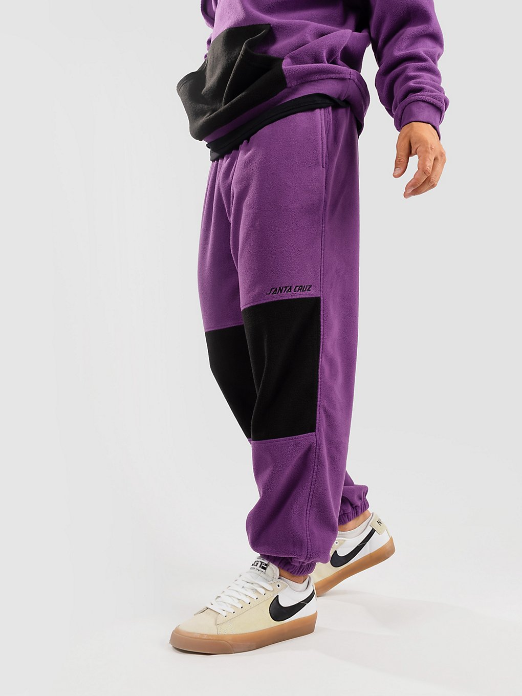 Santa Cruz Strip Logo Polar Fleece Joggingbroek