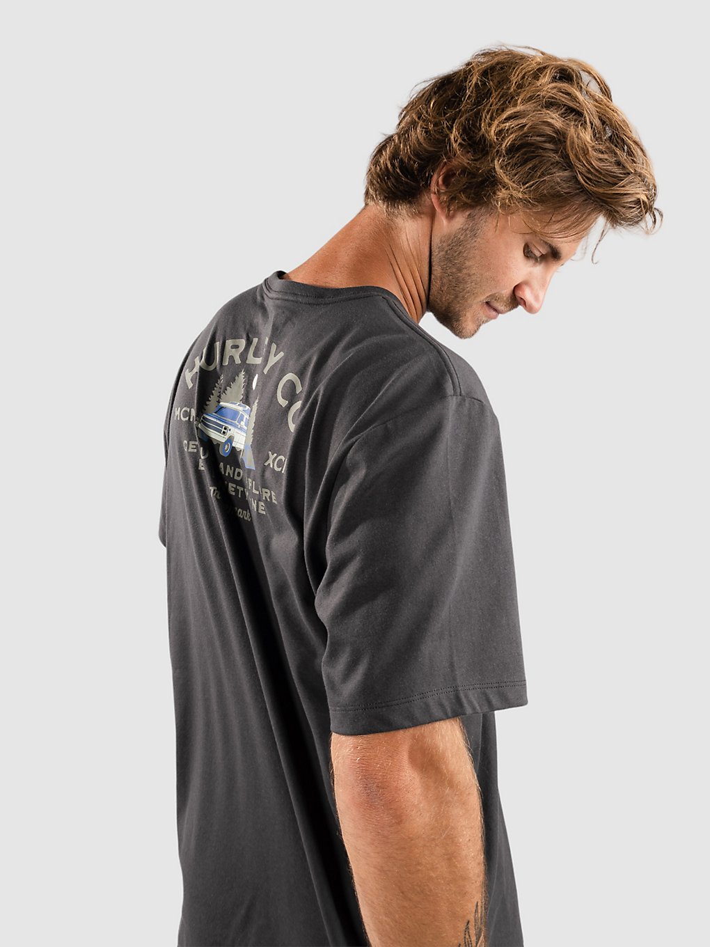 Hurley Evd Explr Campin T-Shirt grijs