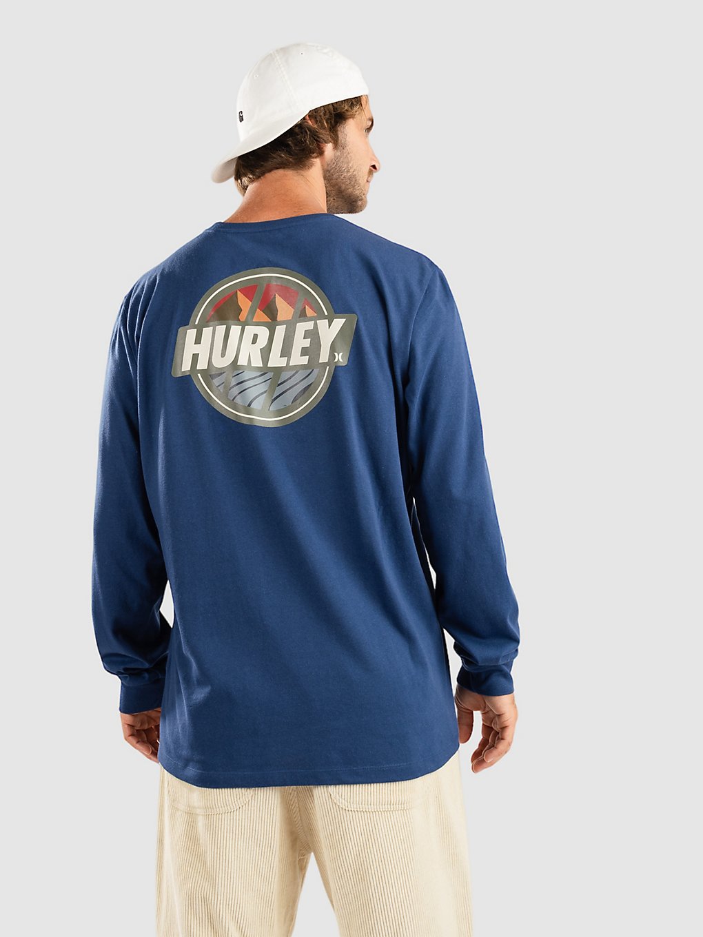 Hurley Everyday Block Range Longsleeve blauw