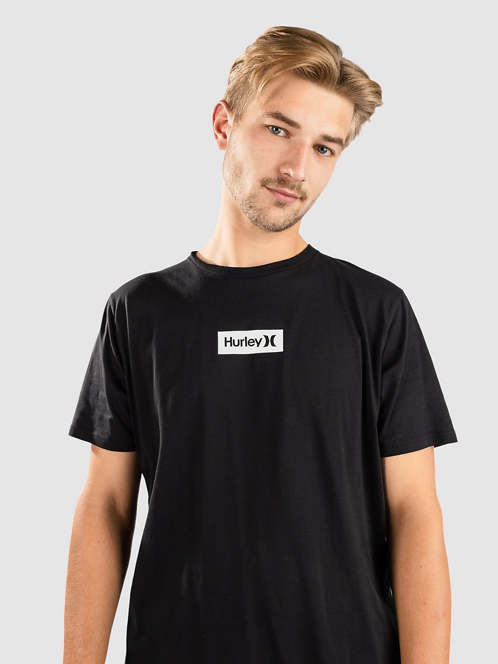 Hurley Explore Small Box T-Shirt zwart