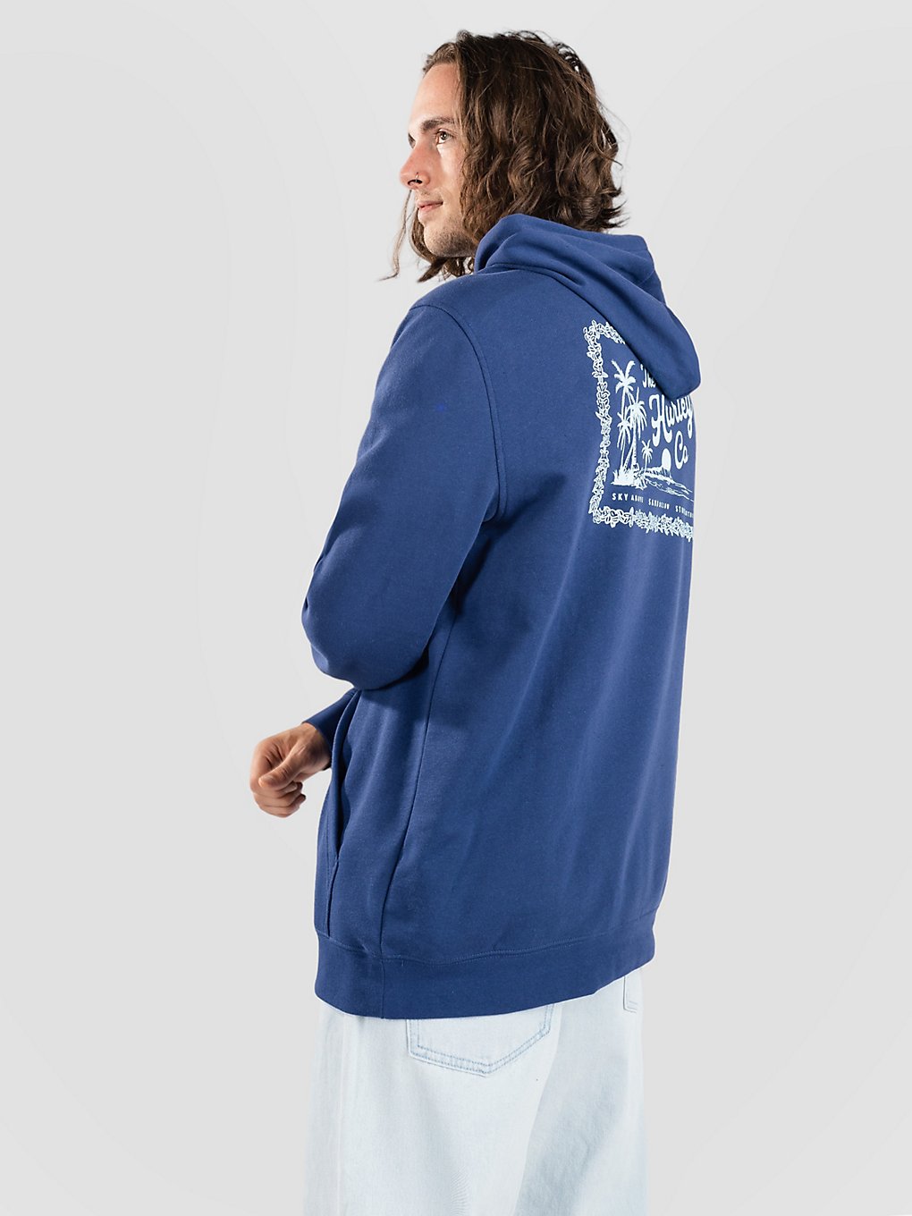 Hurley Ukelele Fleece Trui blauw