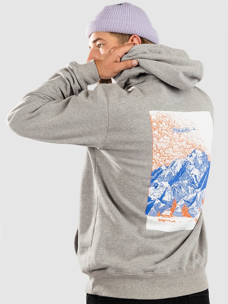 The Bakery Outdoor Wellness Mtn Hoodie grijs