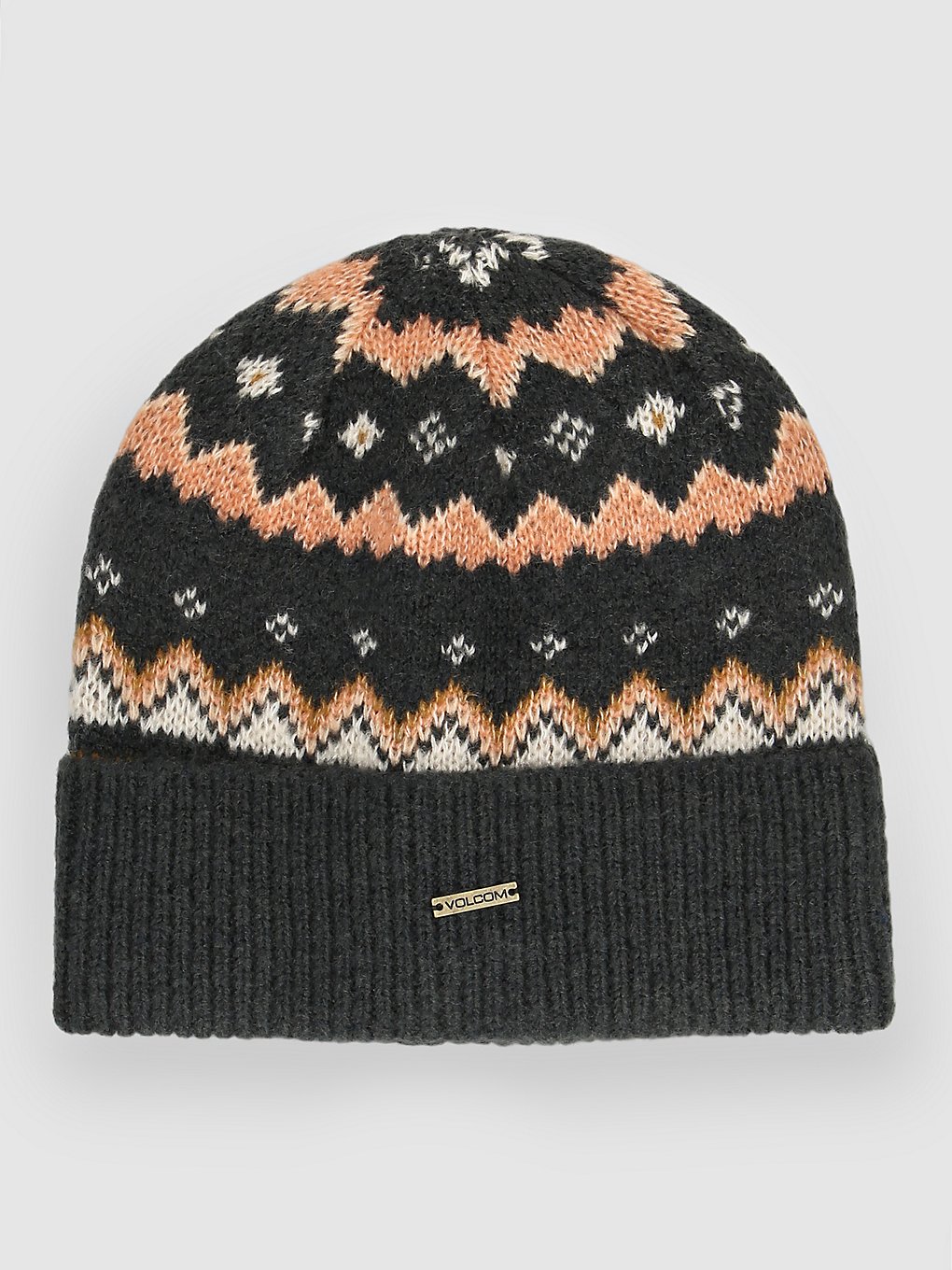 Volcom Not Fairisle Muts zwart