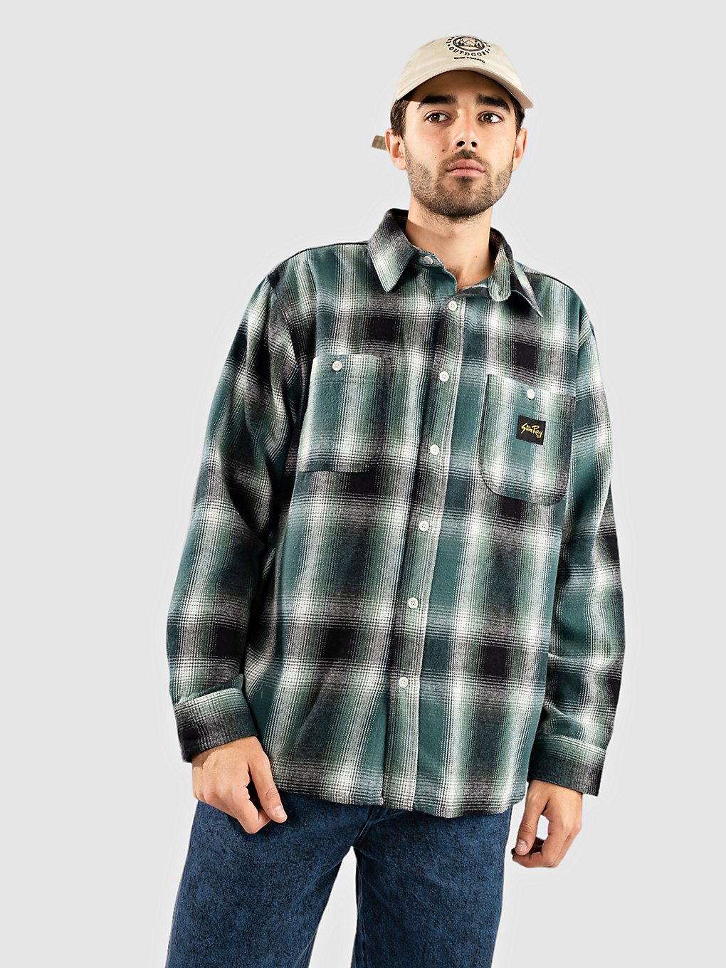 Stan Ray Flannel Hemd groen