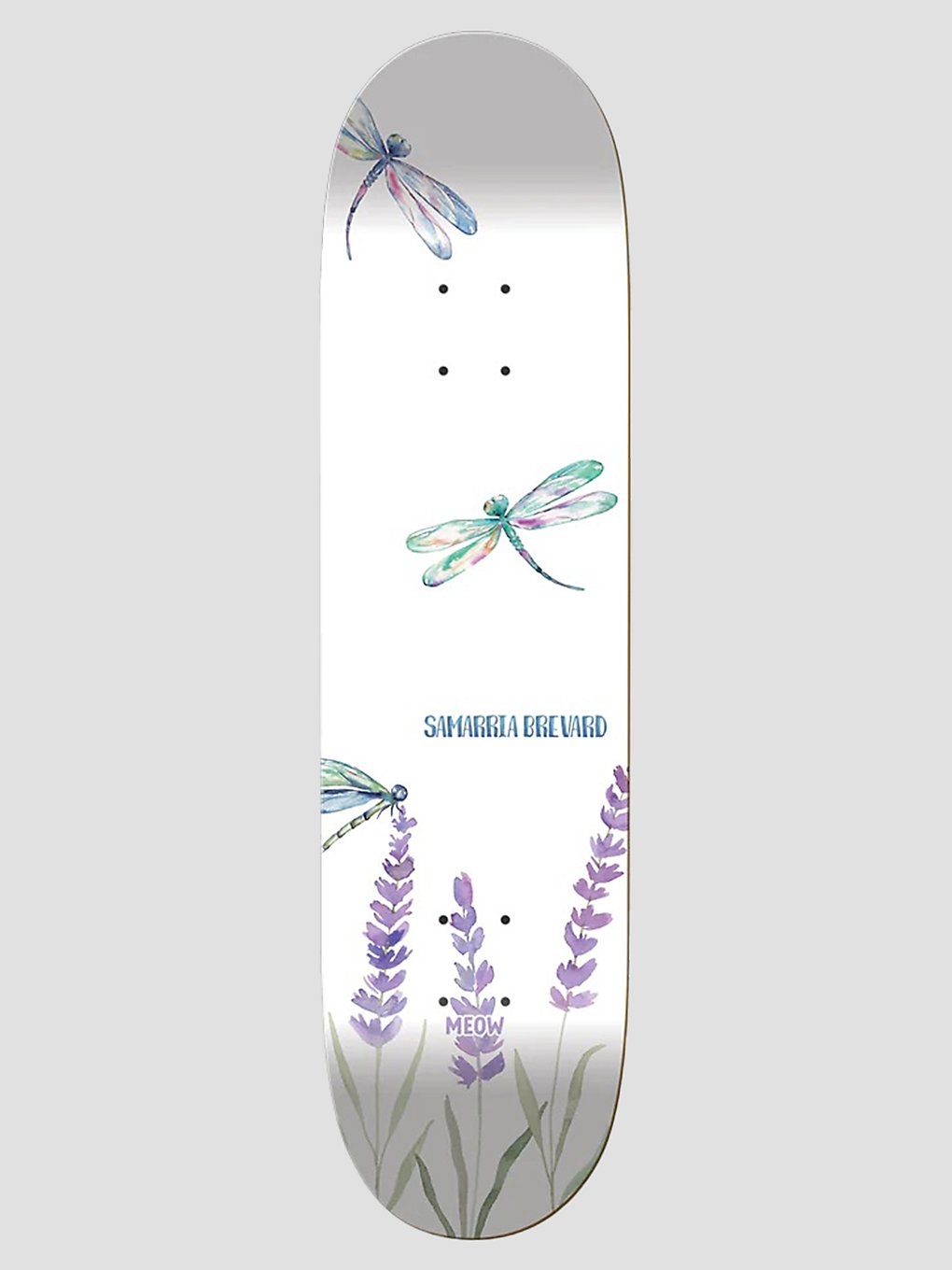 Meow Skateboards Dragonfly 8" Skateboard deck wit