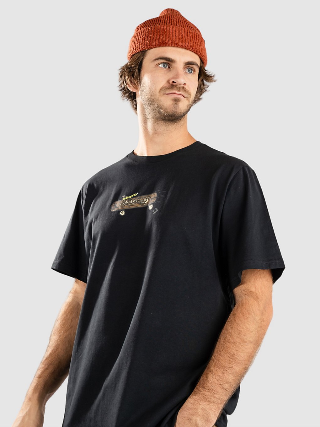Converse Elevated Logo Graphic T-Shirt zwart