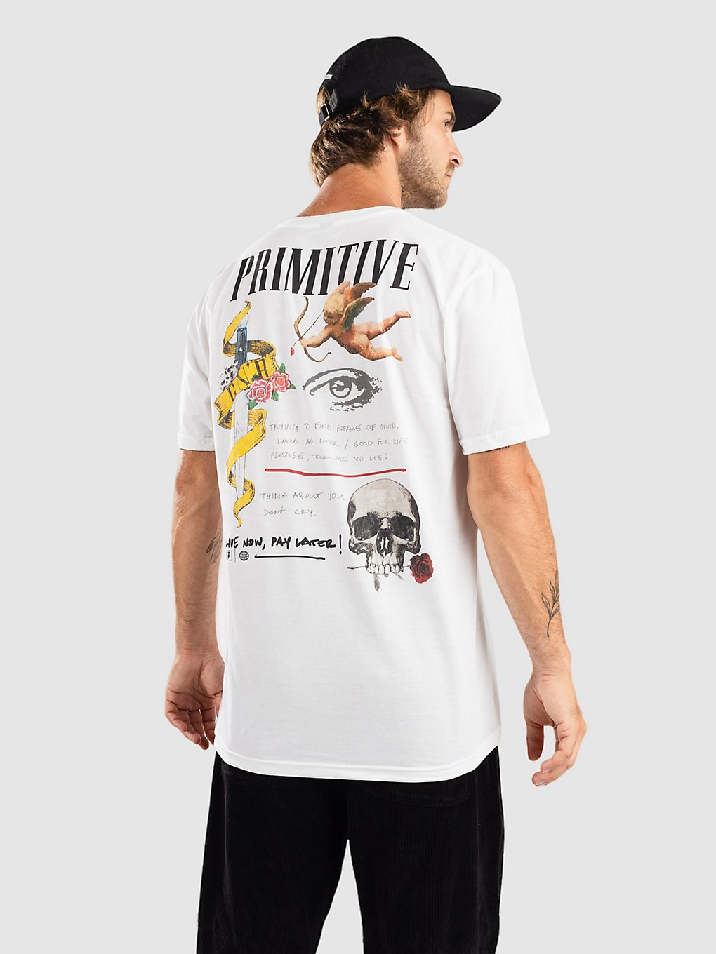 Primitive Dont Cry T-Shirt wit