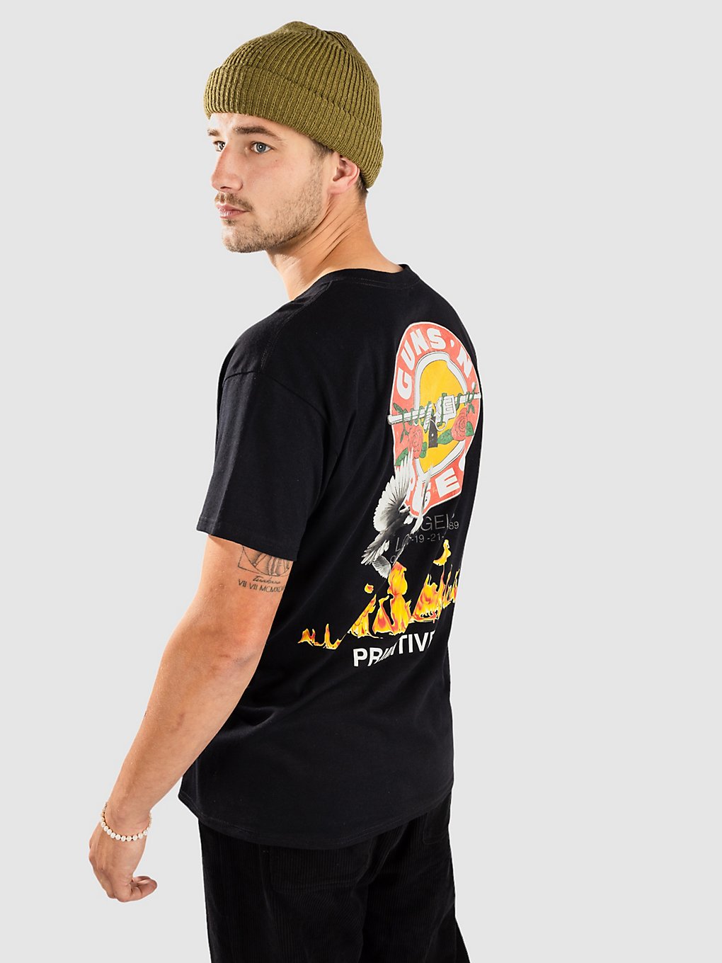 Primitive Next Door T-Shirt zwart