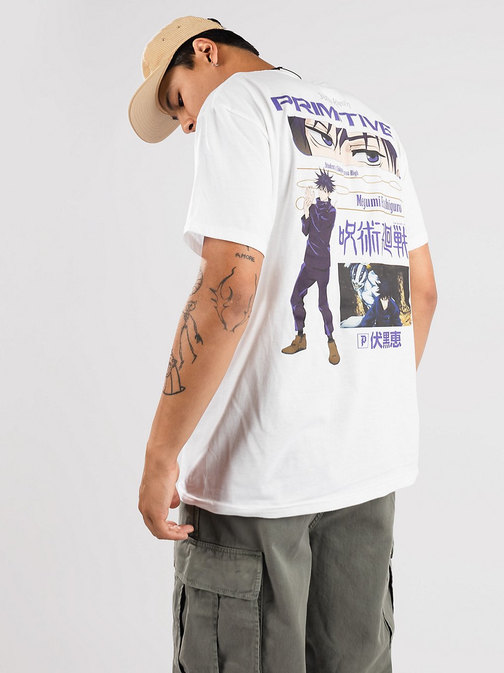 Primitive Fushiguro T-Shirt wit