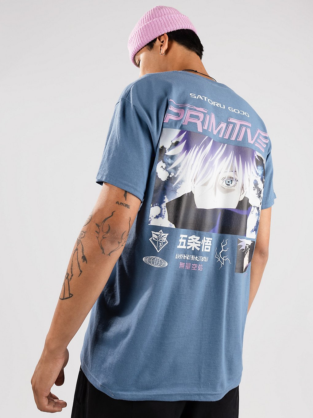 Primitive Satoru T-Shirt blauw