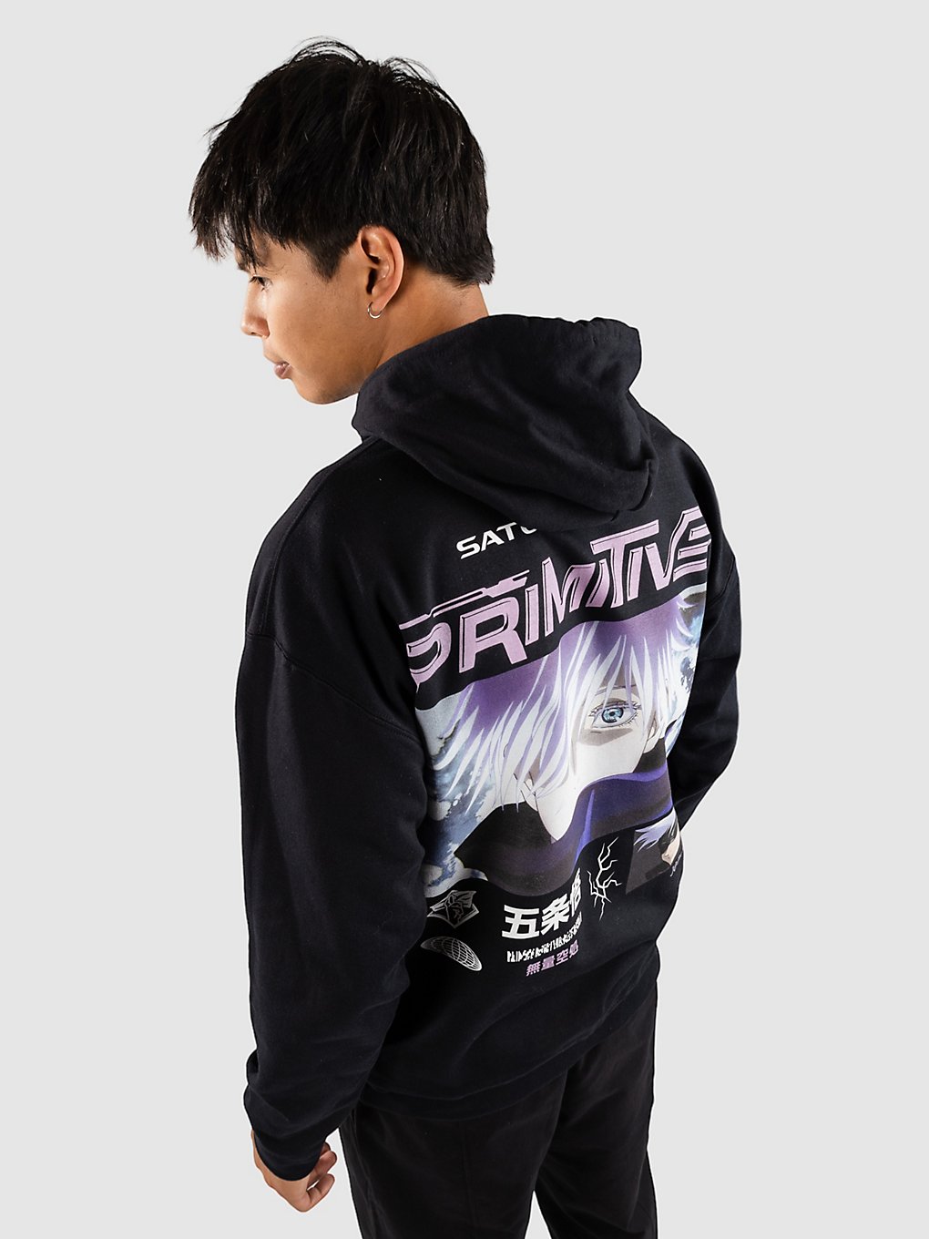 Primitive Satoru Hoodie zwart