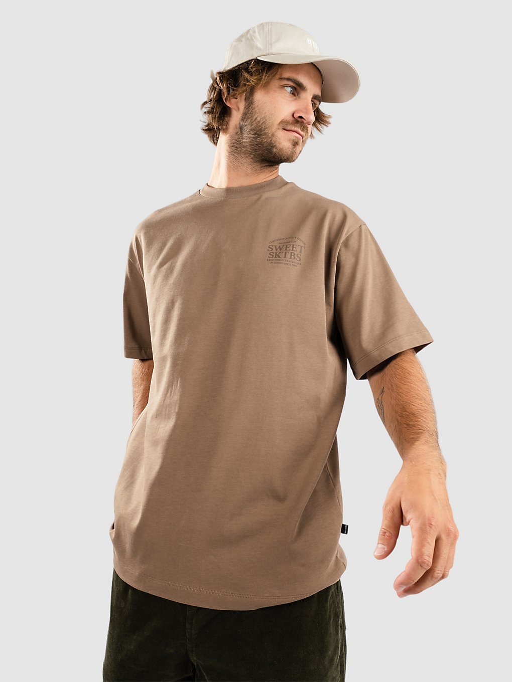 SWEET SKTBS Loose Certified T-Shirt bruin