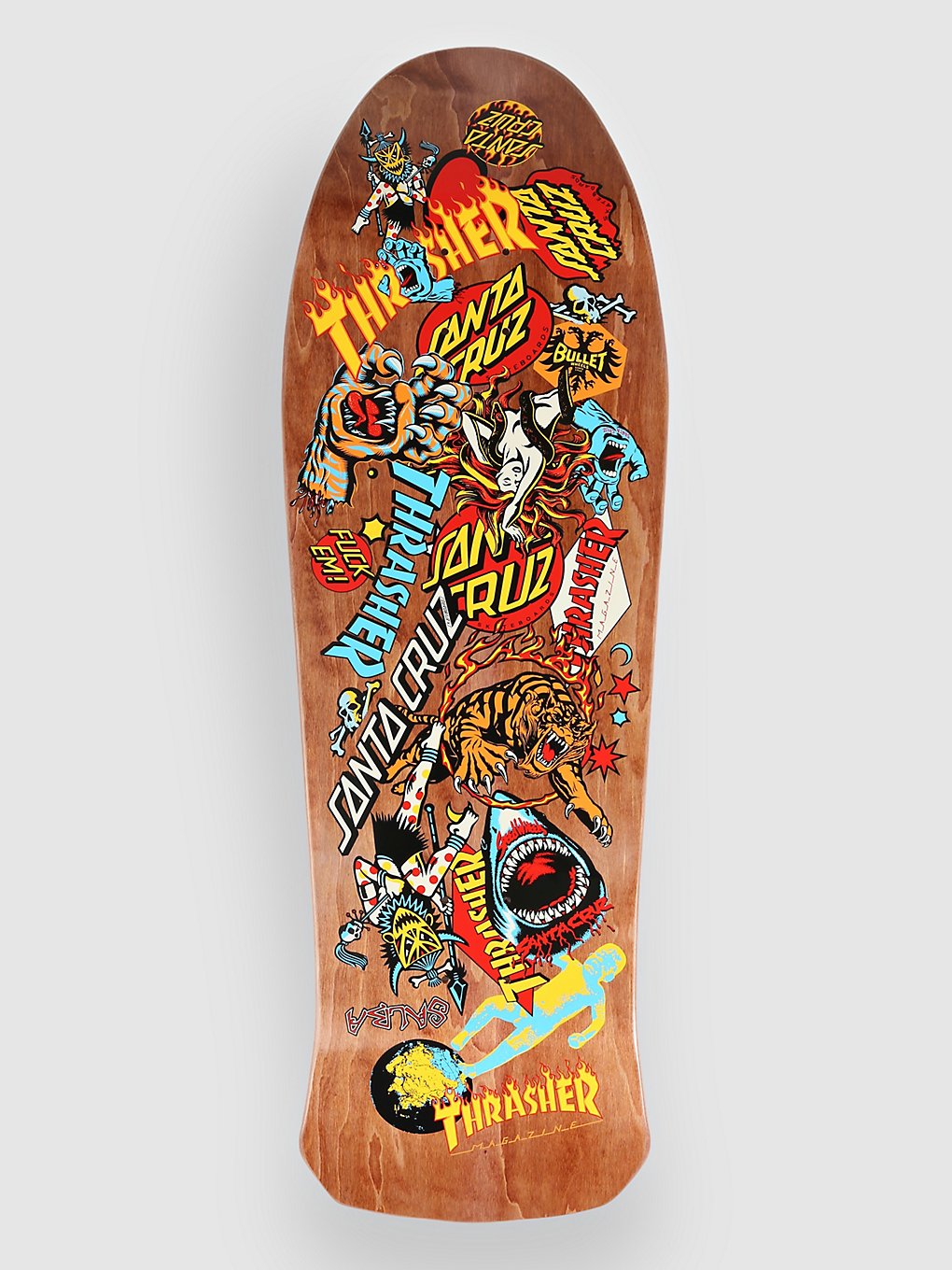 Santa Cruz X Thrasher Salba Oops 10.4" Skateboard deck