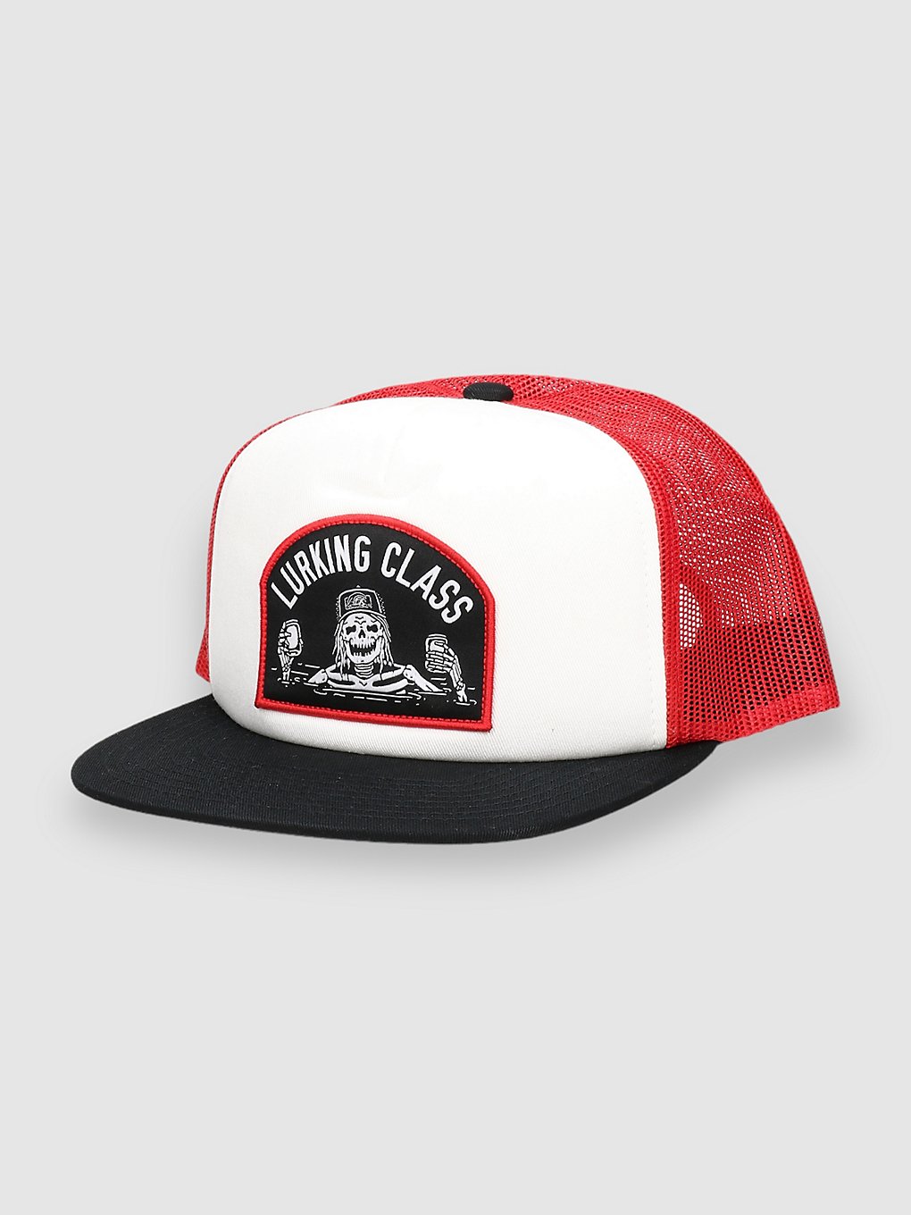 Lurking Class Red/Wht Trucker petje rood