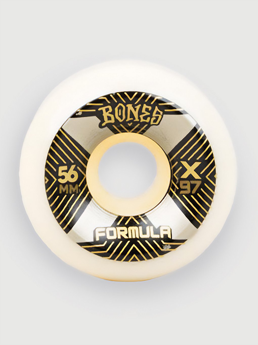 Bones Wheels X-Formula XCell 97A V6 Wide-Cut 56mm Wielen wit