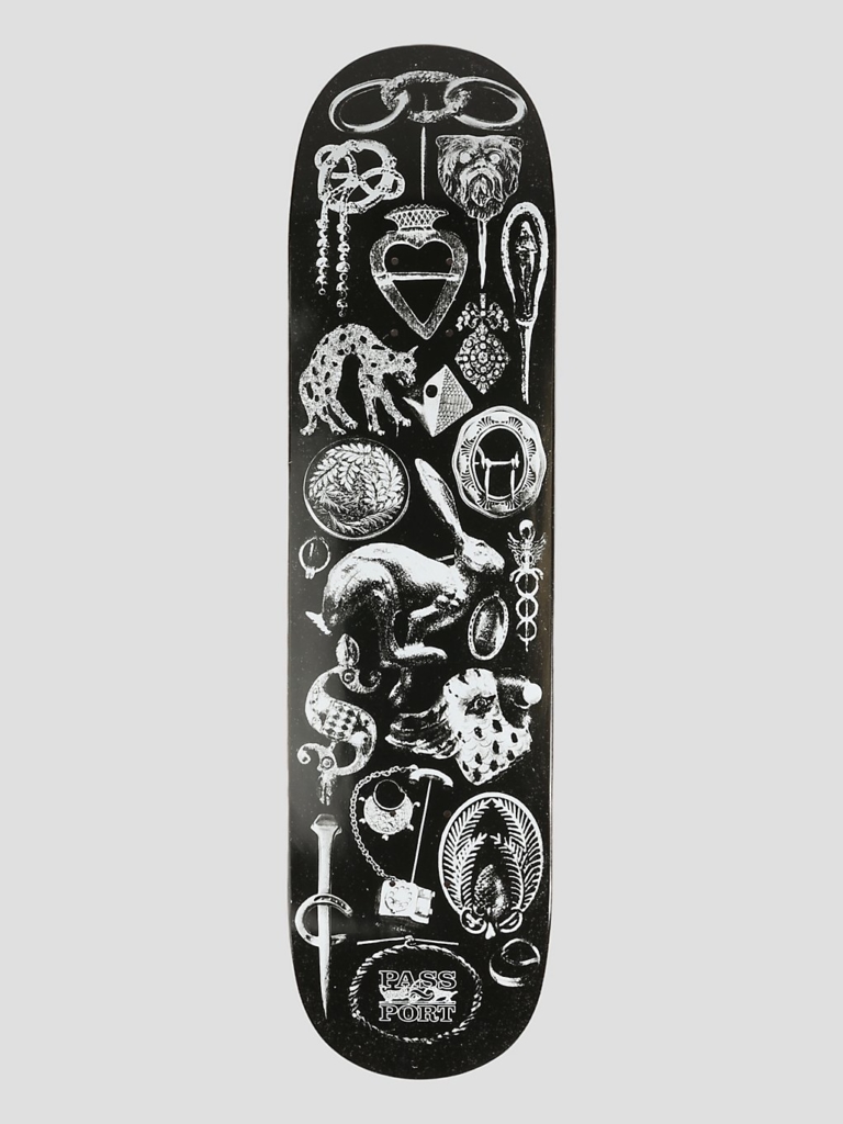 Pass Port Trinkets Hare 8″ Skateboard deck patroon