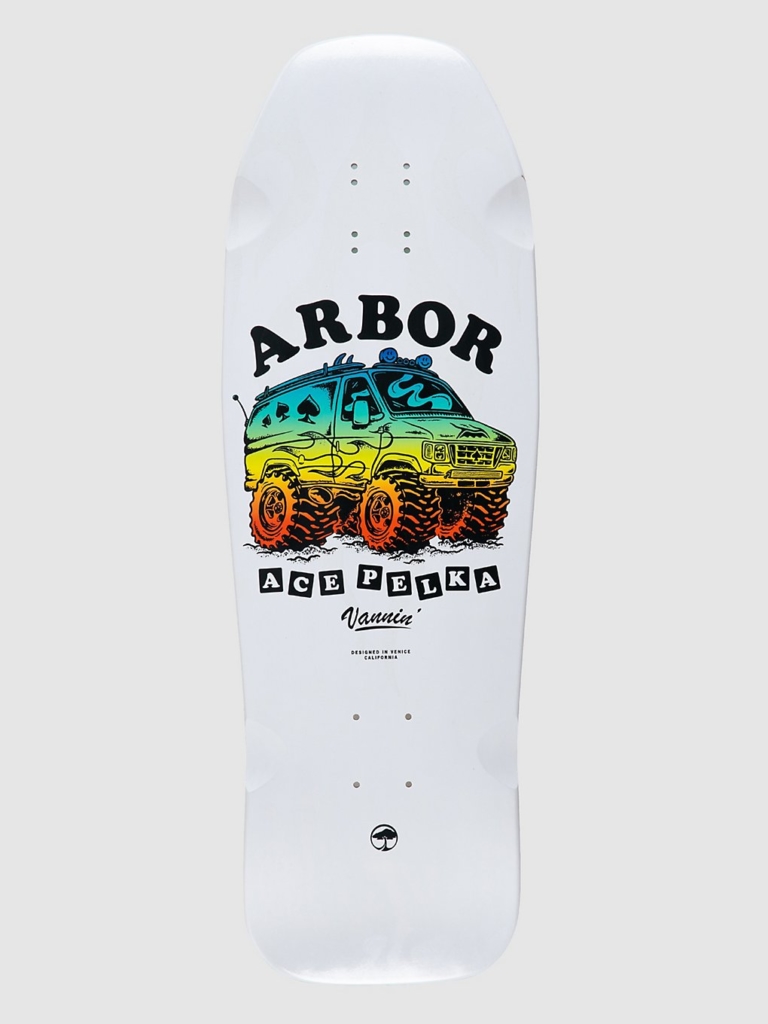 Arbor Ace Pelka Vannin 10″ Skateboard deck wit