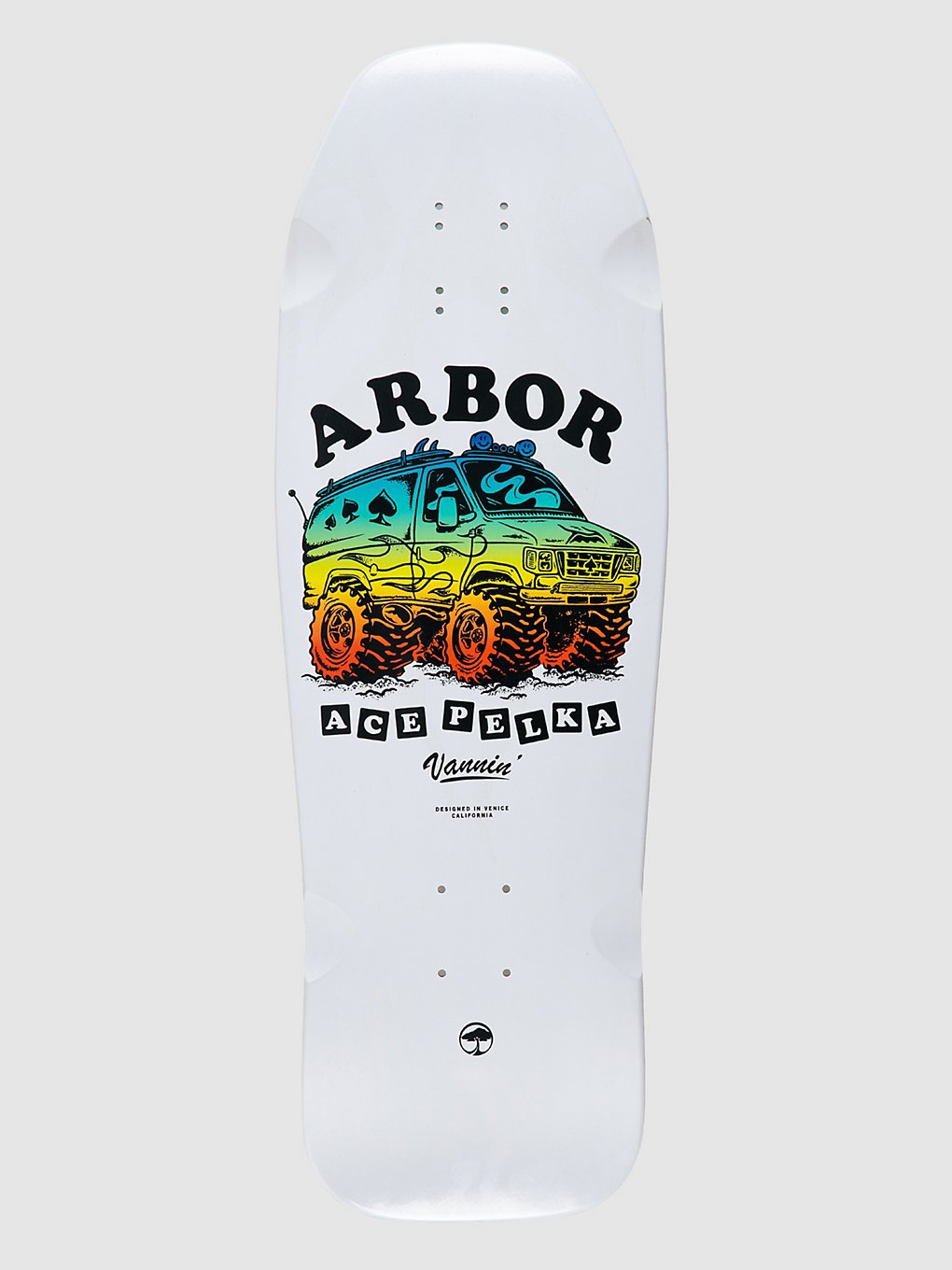 Arbor Ace Pelka Vannin 10" Skateboard deck wit