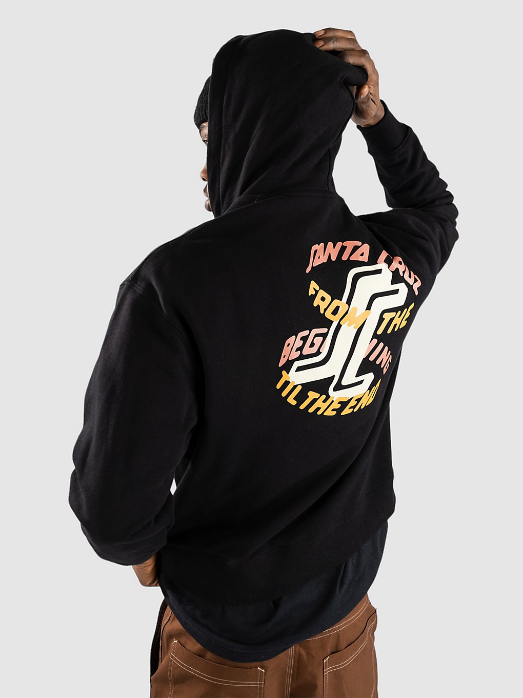 Santa Cruz Forever Sc Hoodie zwart