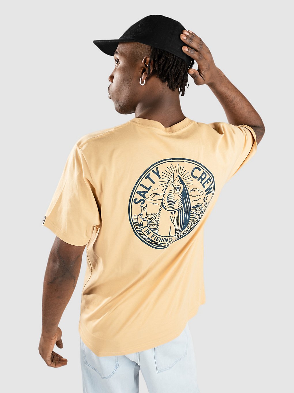 Salty Crew In Fishing We Trust T-Shirt bruin