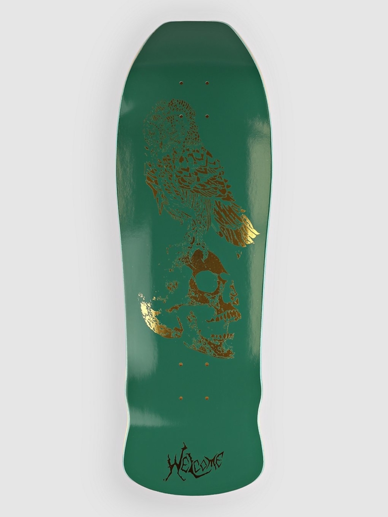 Welcome Bird Brain On Early Grab 10″ Skateboard deck groen