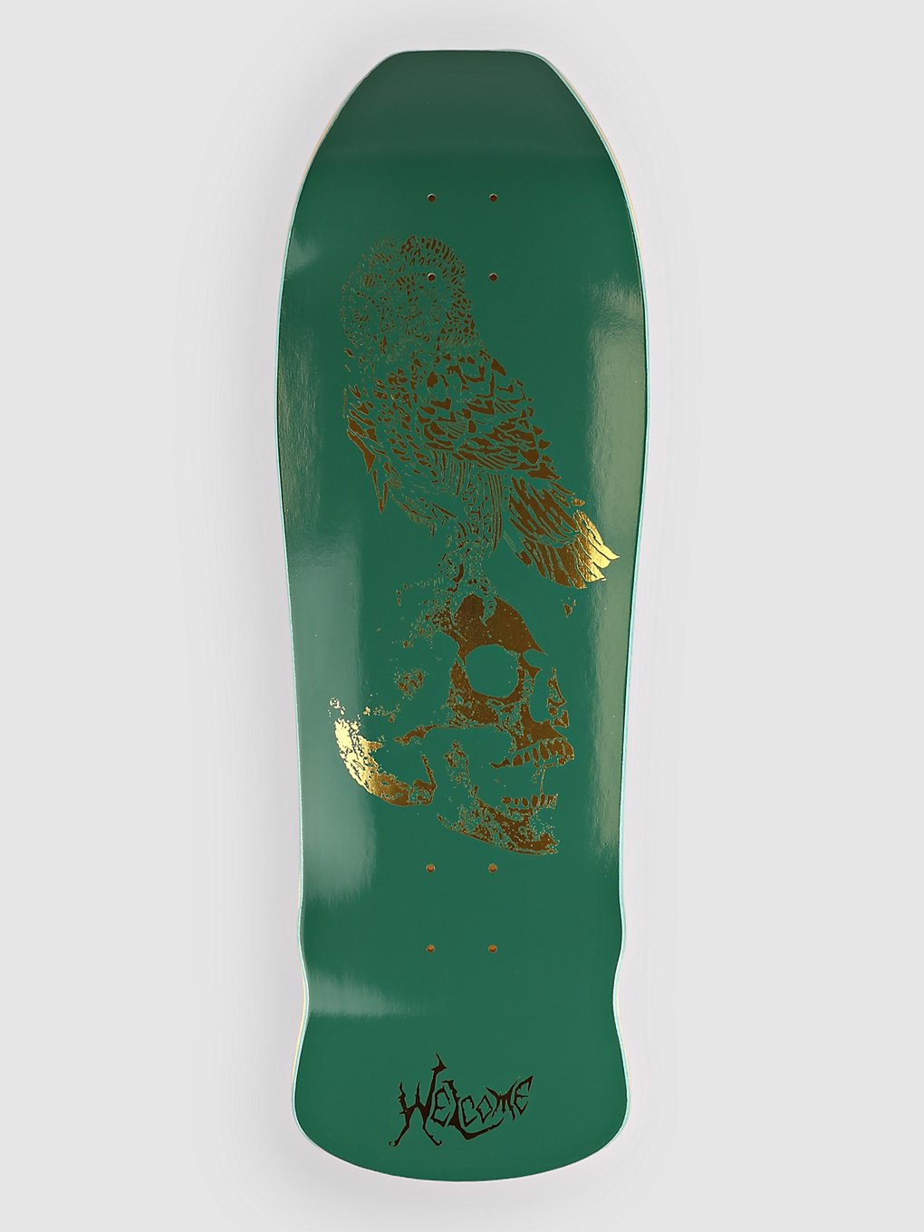 Welcome Bird Brain On Early Grab 10" Skateboard deck groen