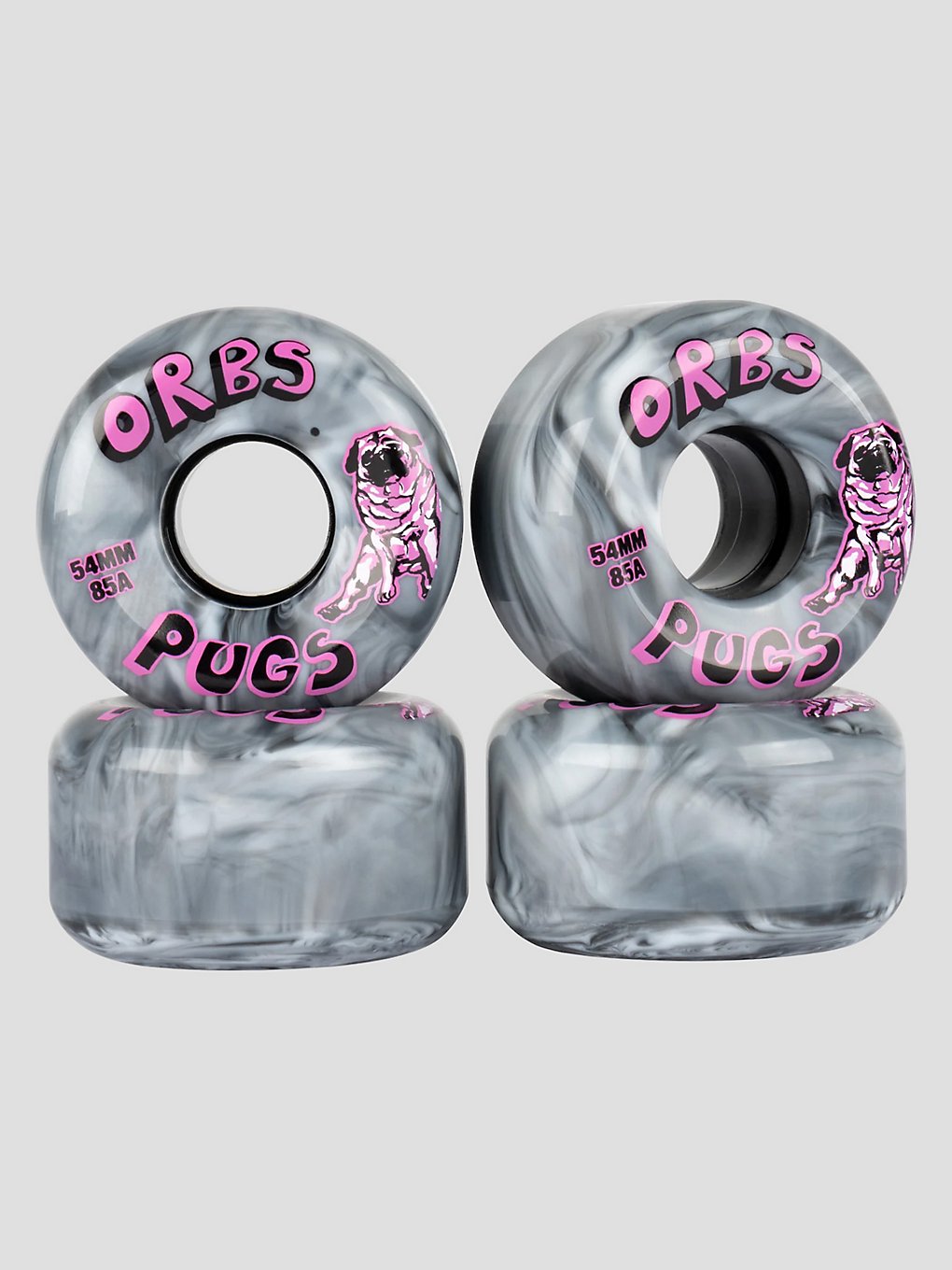 Welcome Orbs Pugs Swirls Conical 85A 54mm Wielen zwart