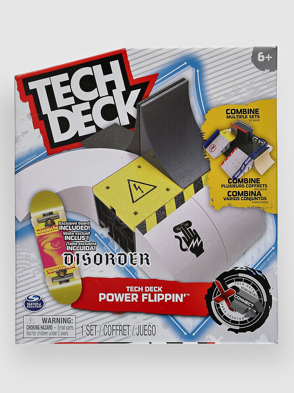 TechDeck Power Flippin X Connect Rampe patroon