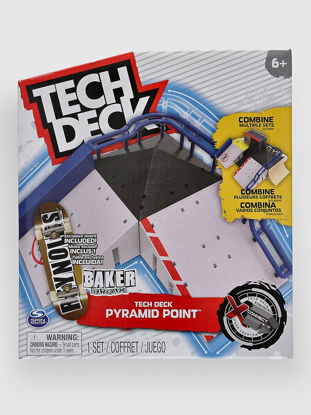 TechDeck Pyramid Point X Connect Rampe patroon