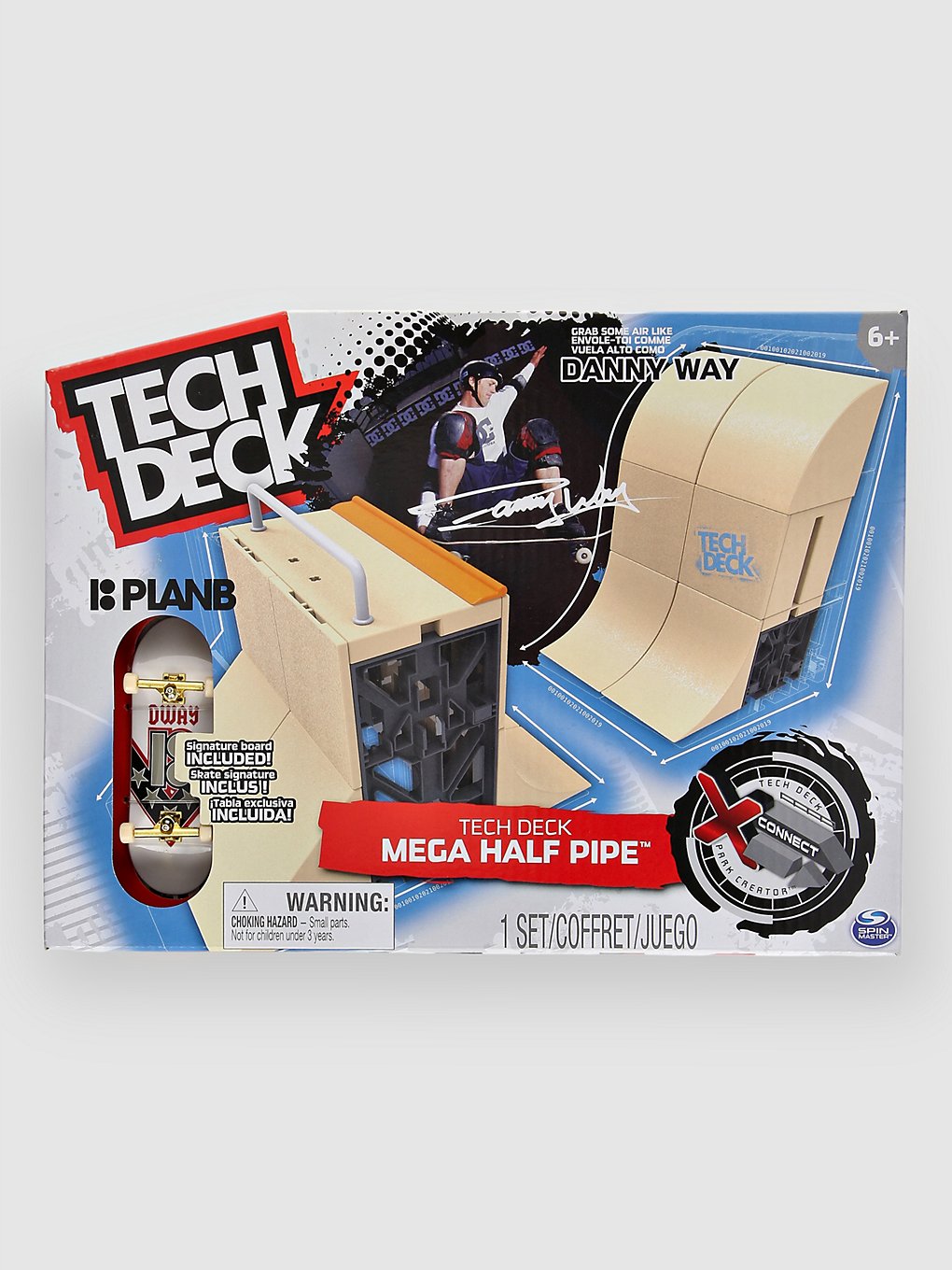 TechDeck Danny Way Mega Half Pipe patroon