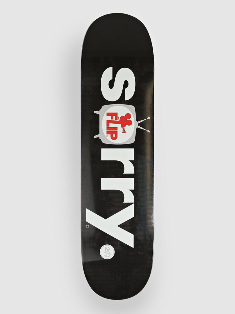 Flip Sorry 20th Anniversary 8″ Skateboard deck zwart