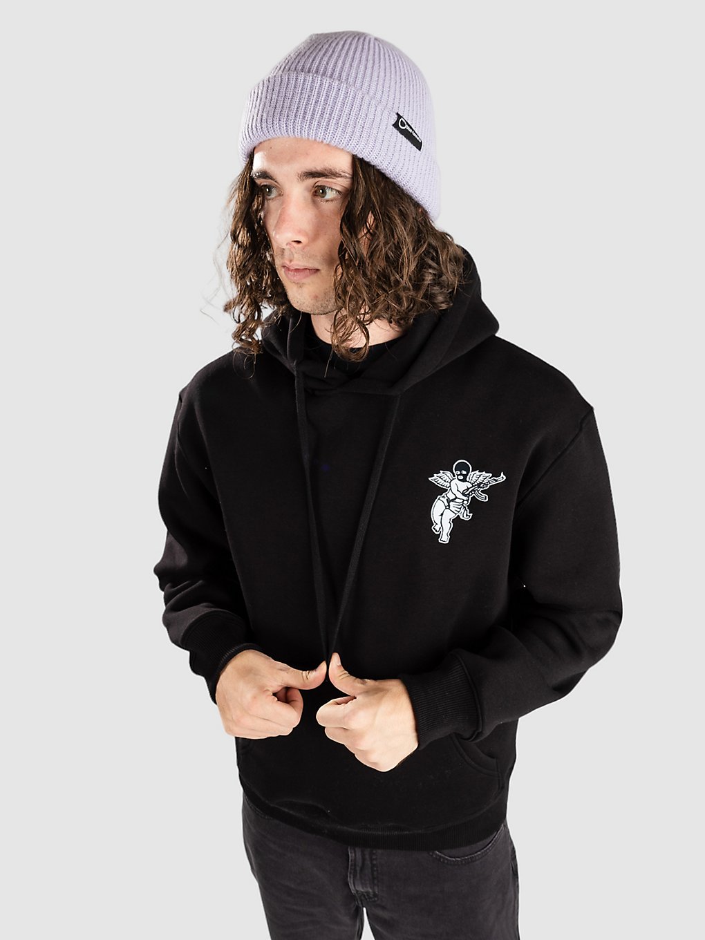 Doomsday Society No More Space Embroidered Hoodie zwart